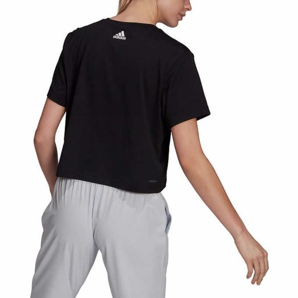adidas Ladies' Crop Tee - Picture 2 of 4
